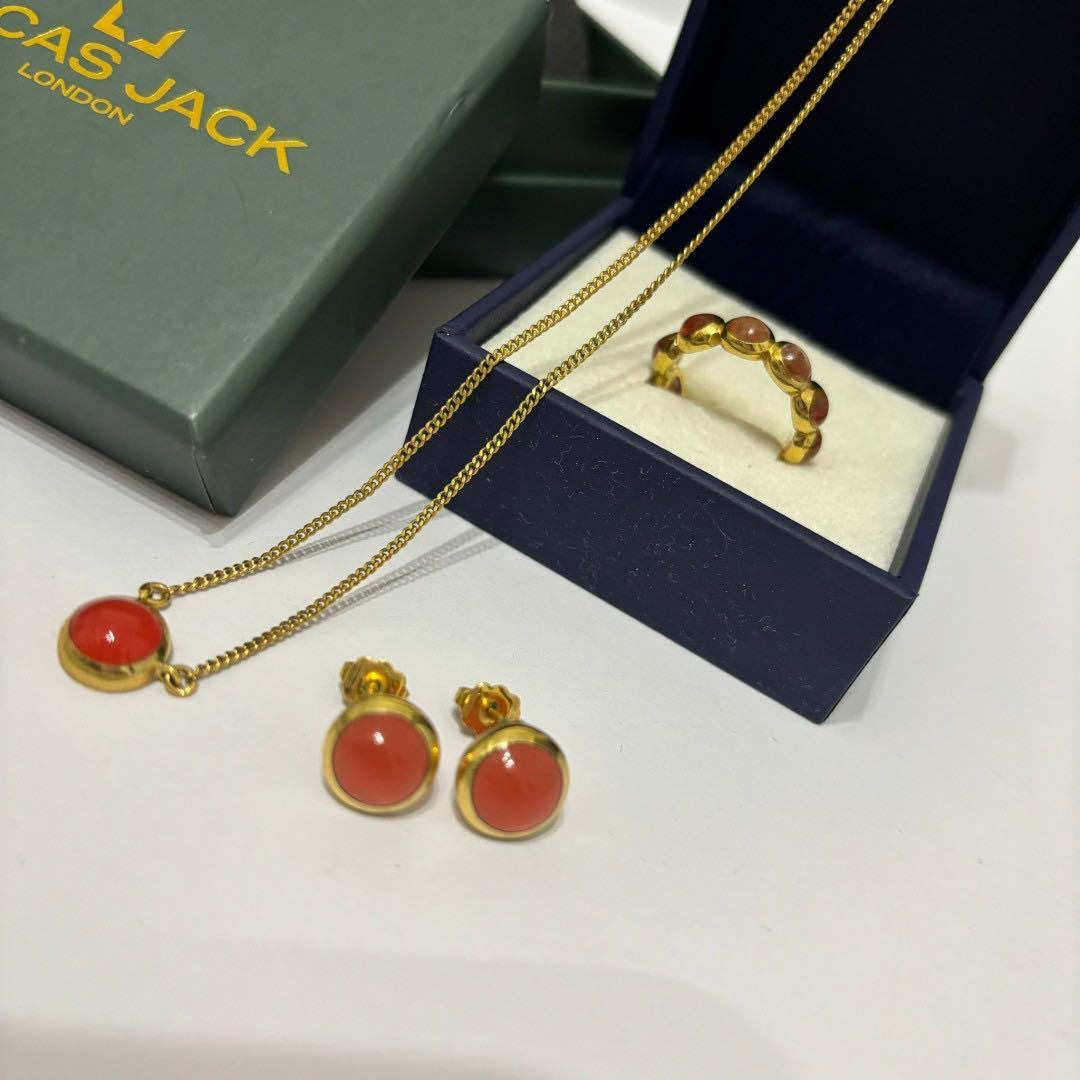 LUCAS JACK 3点セット ピアス ネックレス リング ルーカスジャック