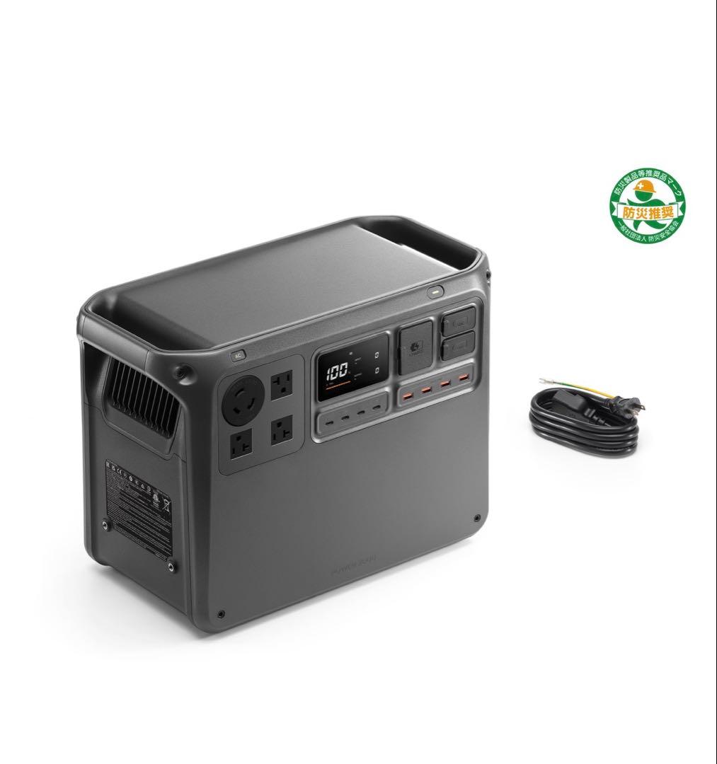 DJI Power 2000 非常時　ポータブル電源　緊急用電源　防災　キャンプ