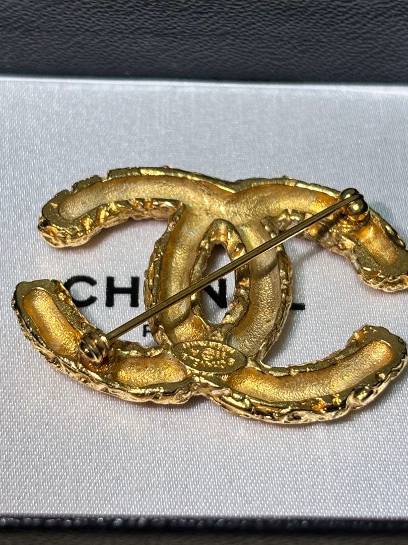【最終価格♡】CHANEL シャネル ブローチ 溶岩 ココマーク 93A