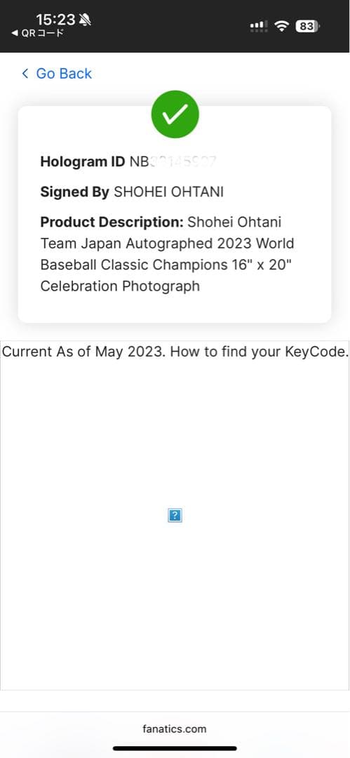 【まっつんさん。専用】大谷翔平 WBC特大写真 MLBホログラム ドジャース入団