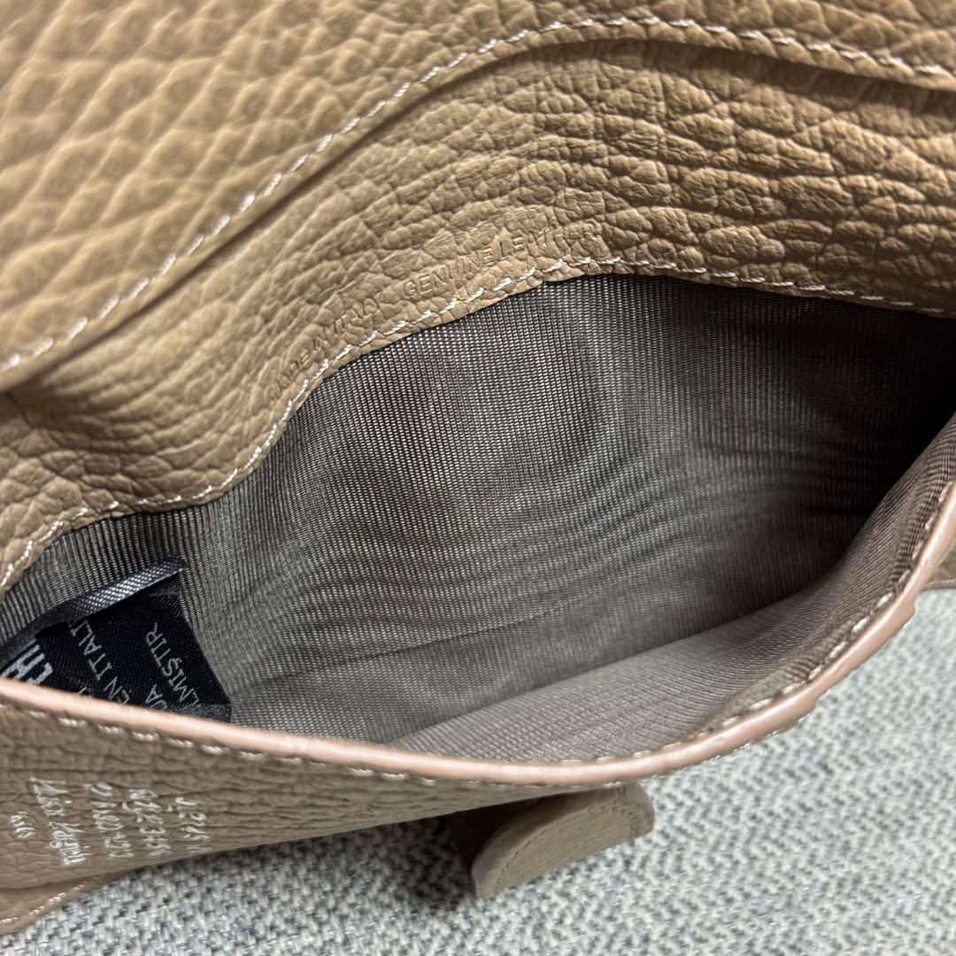 メゾンマルジェラ 4ステッチ ミニウォレット ケース ベージュ