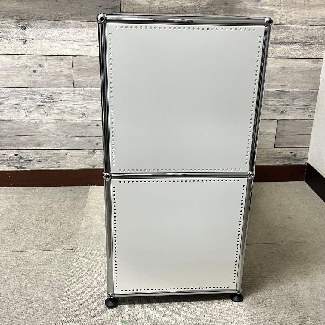 ★sora★USMハラー １列２段 鍵付キャビOP/DD 色：白