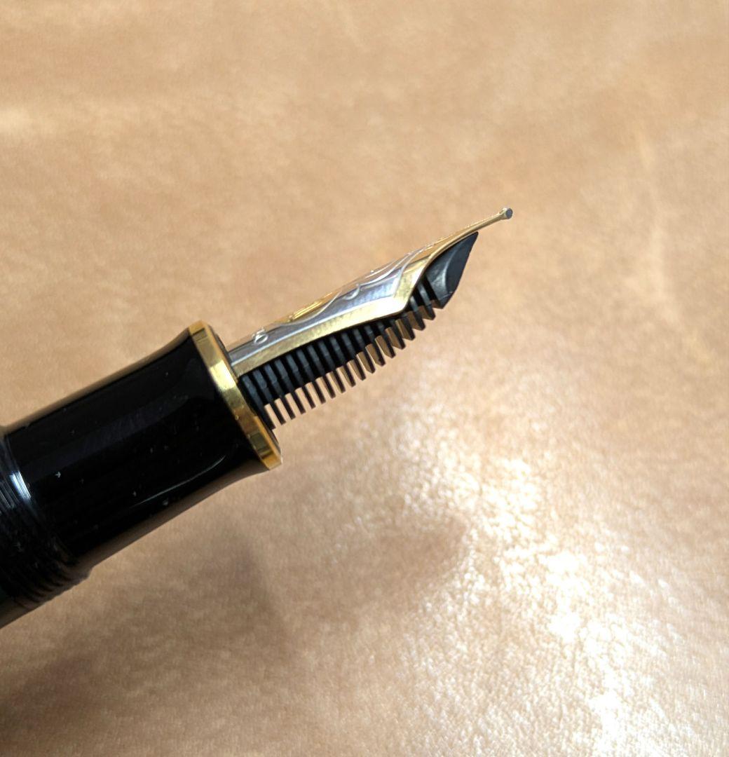 【ジャンク品】ペリカン スーベレーン M800 万年筆 緑縞