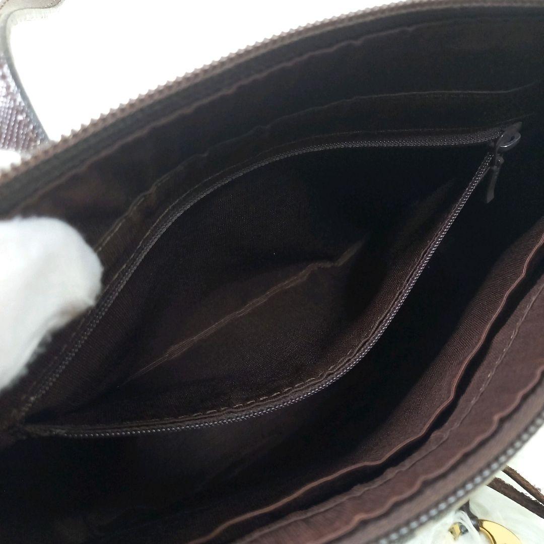 希少✨バーバリー ヴィンテージ ハンドバッグ ノバチェック ブラウン チャーム付