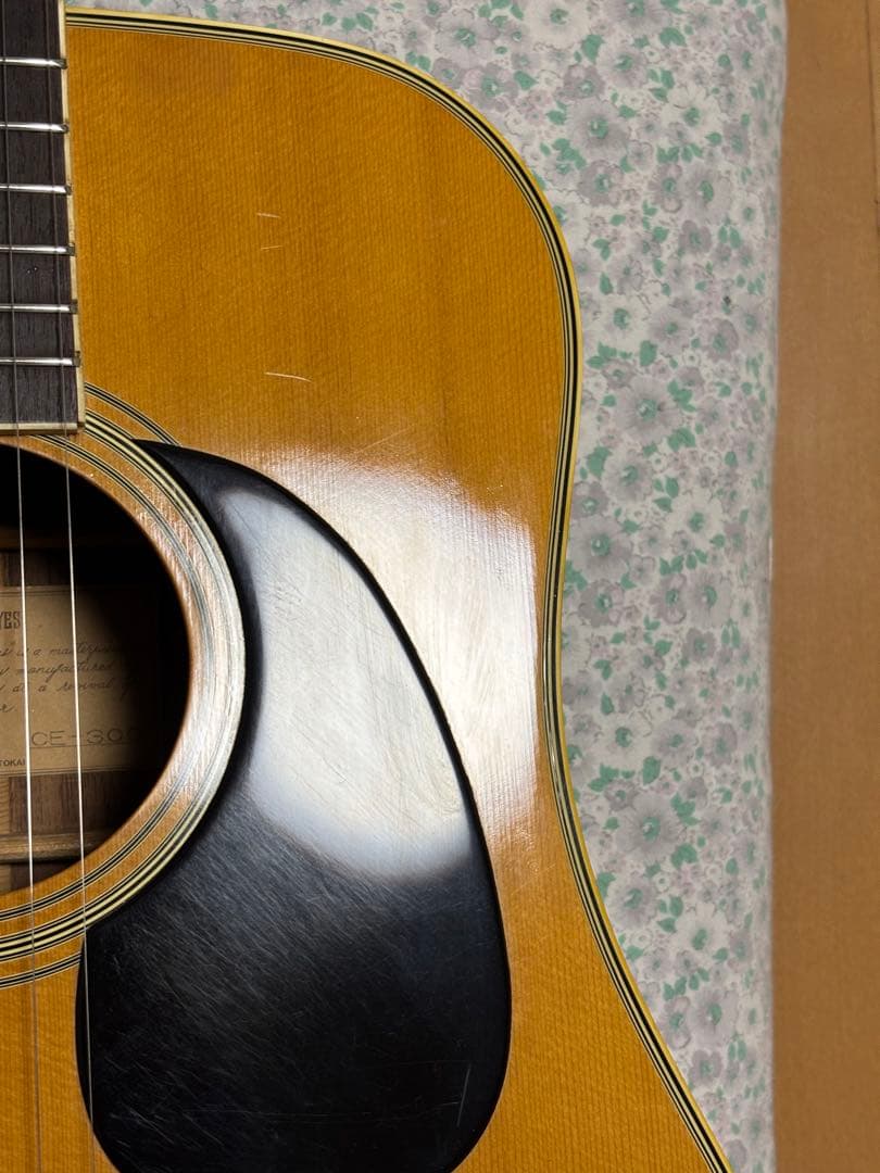 程度上々❗️レア‼️初期型　大文字ロゴCAT'S EYESアコギCE300調整済！