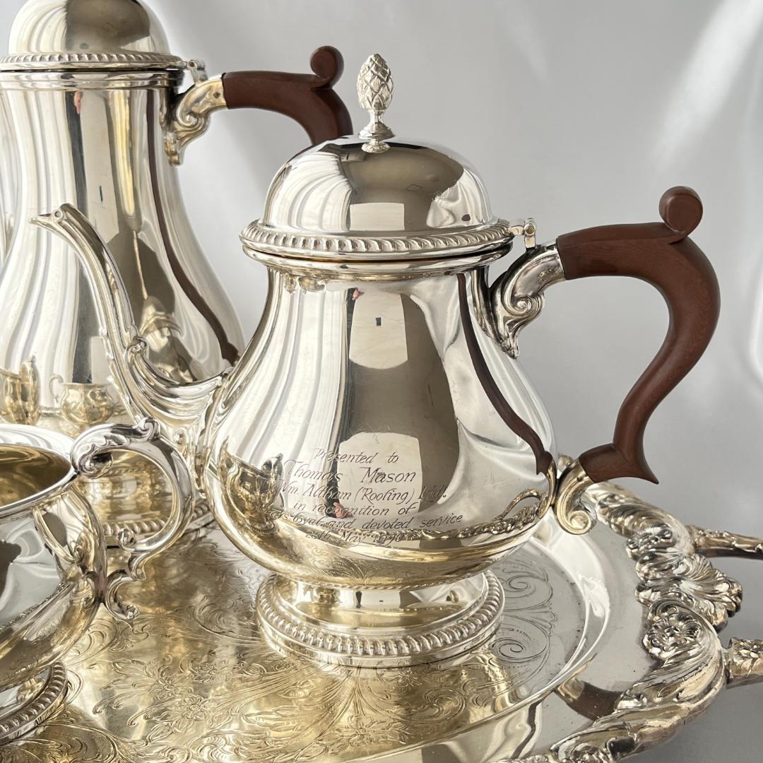 【Barker Ellis】 ビクトリアンのサービス 4点　ティーポット