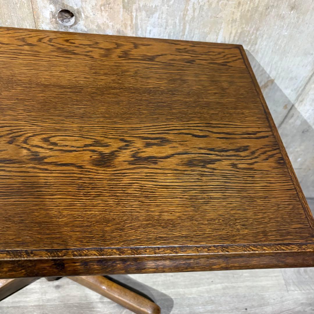 カフェテーブル　センターテーブル　オーク材　①