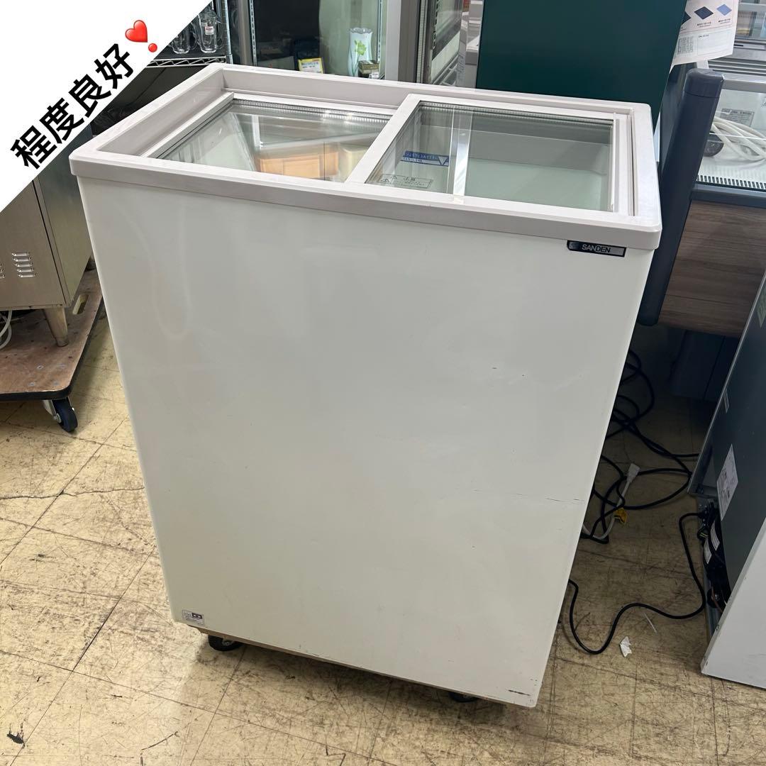 5967 サンデン PF-G120XE 冷凍ストッカー ガラス蓋 2018年製