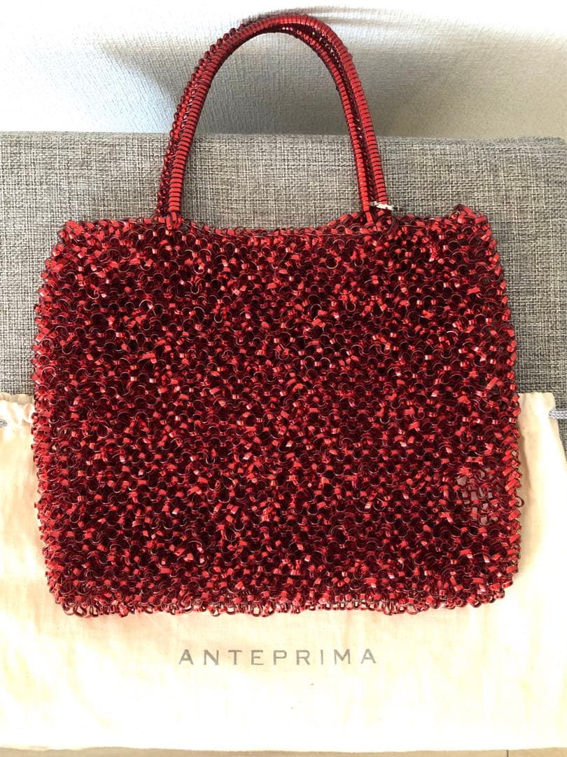 bear☆アンテプリマ ワイヤーバッグ レッド 希少カラー