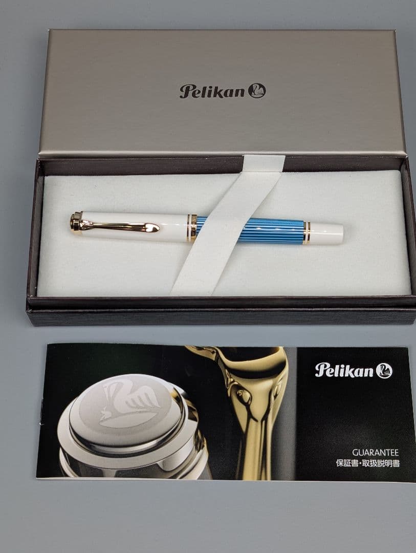 完全未使用品 ペリカン スーベレーン M600 ターコイズホワイト ニブEF
