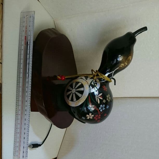 瓢箪を使った漆絵スピーカー