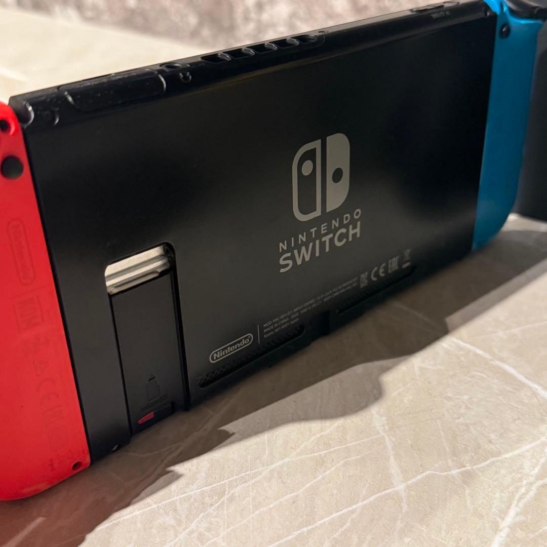 最終値下SD付NintendoSwitch本体赤/青 充電器.HDMI.マリカー