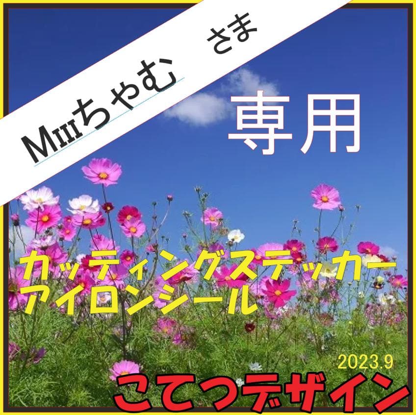ᴍɪɪɪちゃむさま　専用　カッティングステッカー