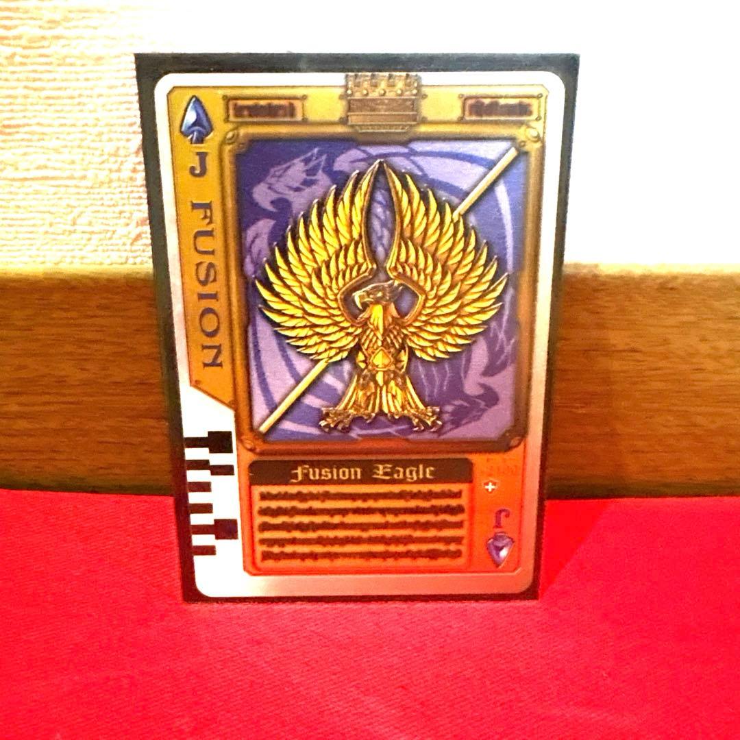 ラウズカード フュージョンイーグル 仮面ライダー剣 トレカ レア スペードJ 金