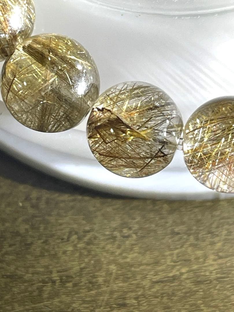 【新入荷高品質】シルバールチルクォーツブレス9㎜（新品未使用）ハイグレード