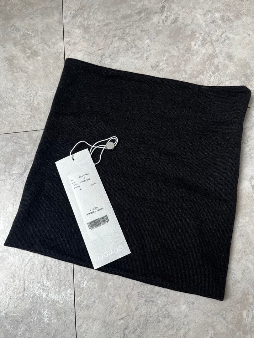 comoli 24aw ウール天竺ネックウォーマー