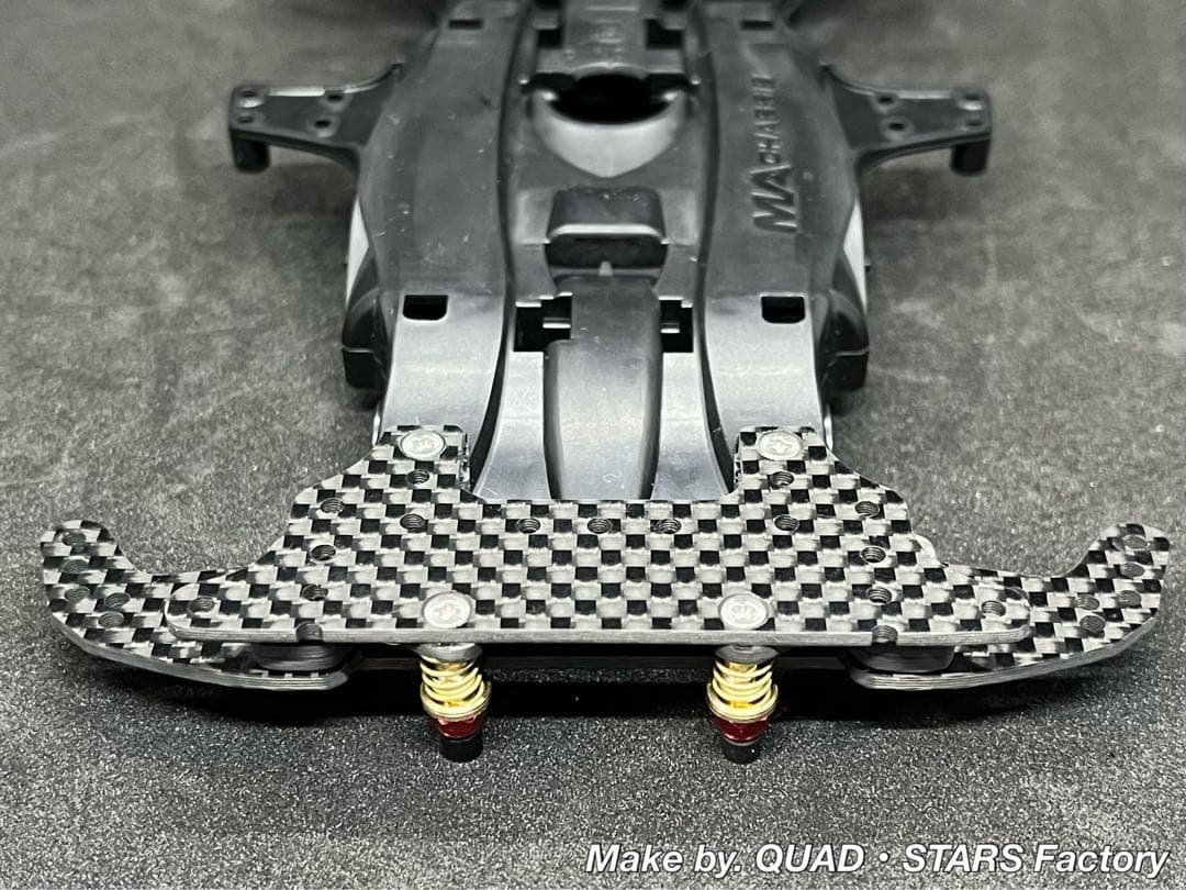 【ミニ四駆・MA用】2軸ATピボットバンパー　J-CUP2023／フルカーボン