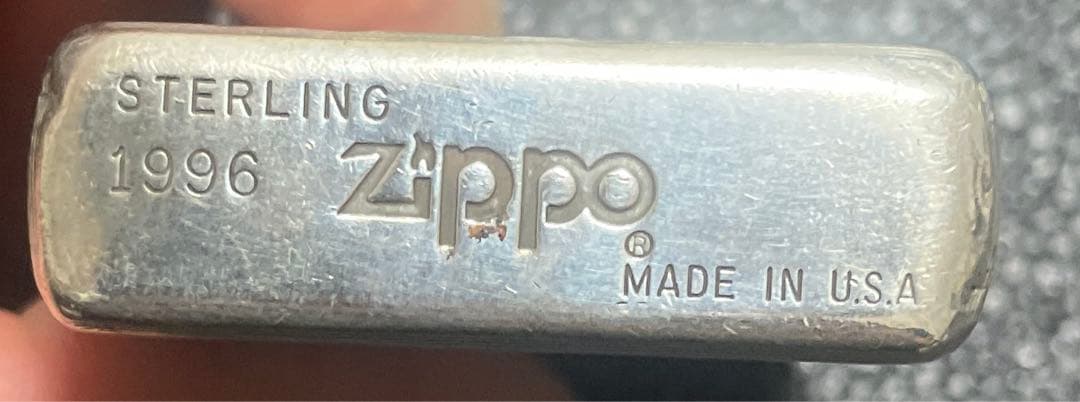 Zippo 　ジッポー　5面　彫刻　スターリング　シルバー　1996年制　激レア