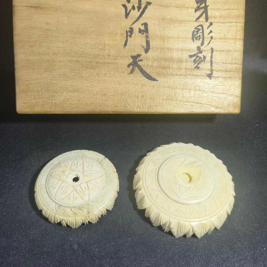 毘沙門天 天然材彫刻 手彫り 正之作 共箱 時代物 骨董 旧家蔵出し 蒐集家放出