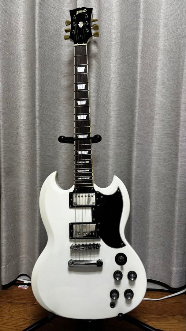 値下げ★BLITZ byARIA BSG-STD WH エレキギター SG