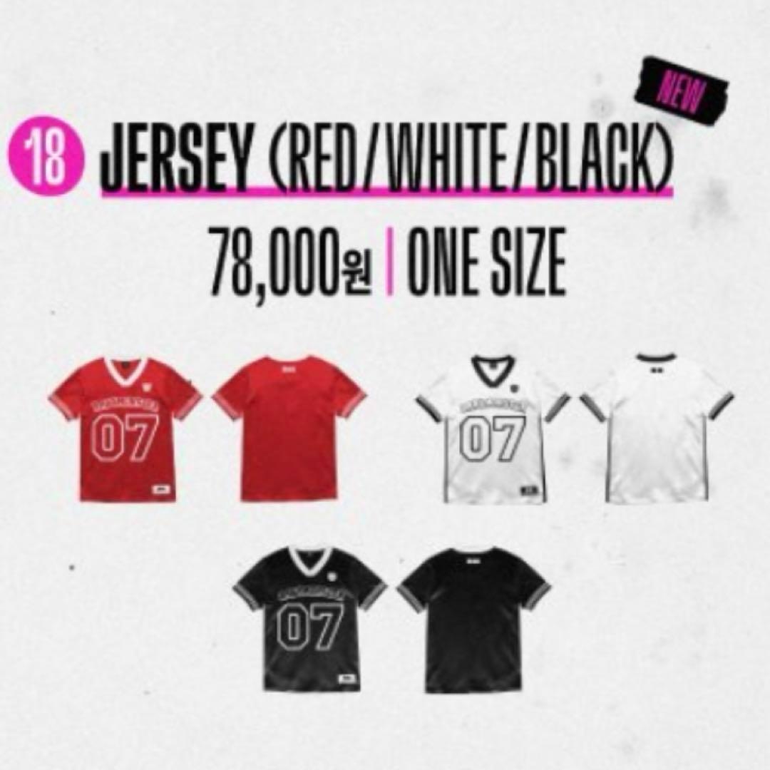 BABYMONSTER ポップアップ ユニフォーム ジャージ ホワイト 白