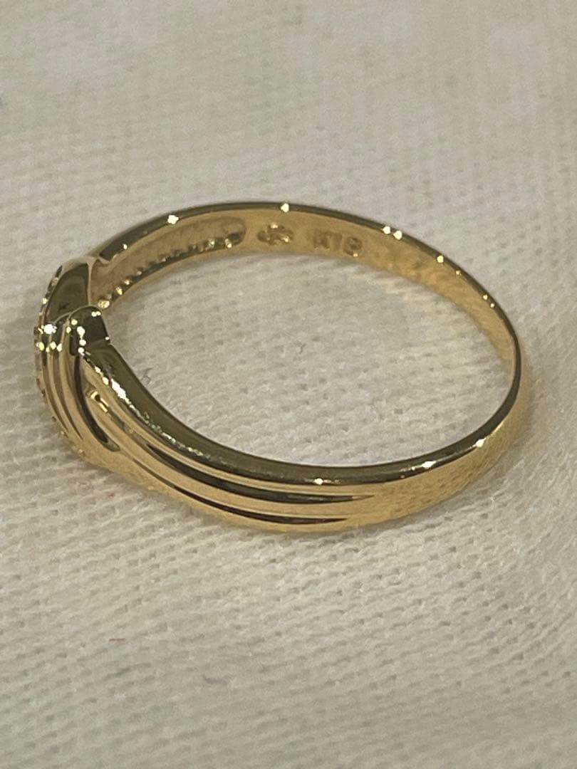 ジュエリーマキ　K18リング　18金指輪　ダイヤモンドリング　18金　k18