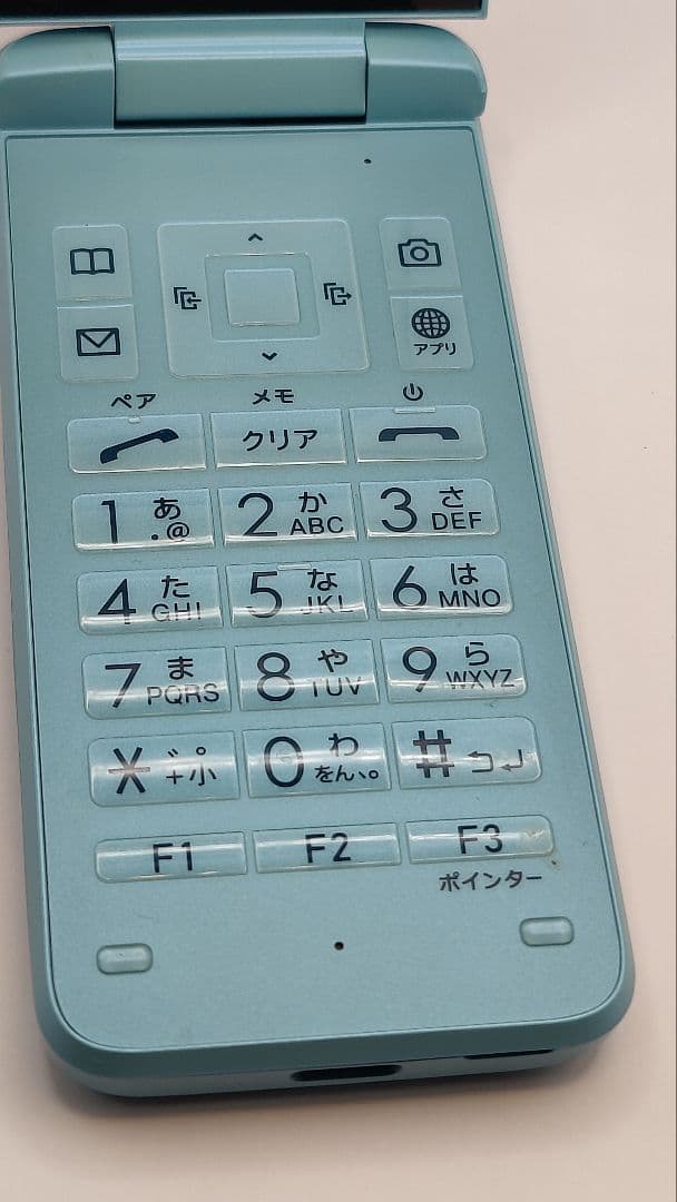 希少 ✨ 美品 GRATINA KYF42 ライトブルー 本体 ガラケー