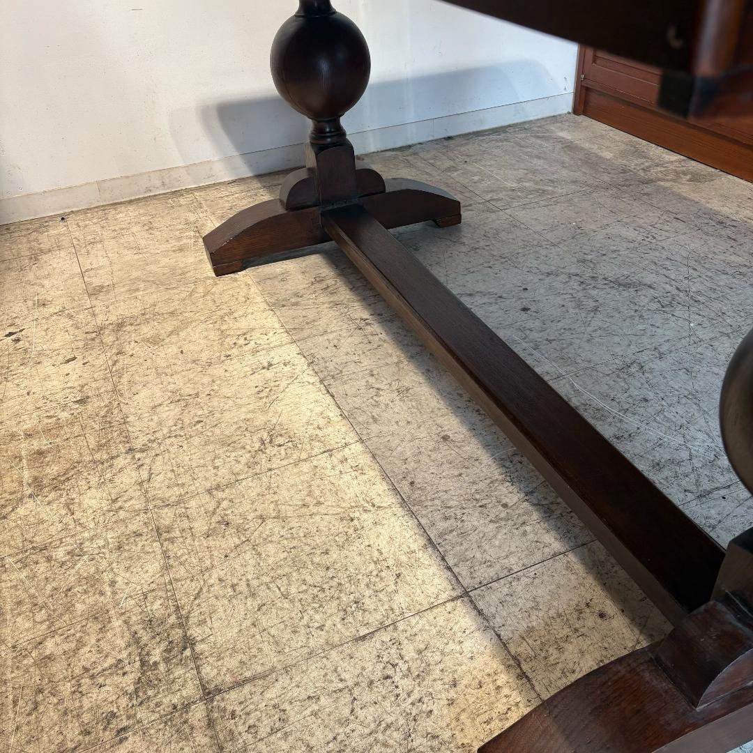 M●Ichiko送料込イギリス バルボスレッグダイニングテーブル