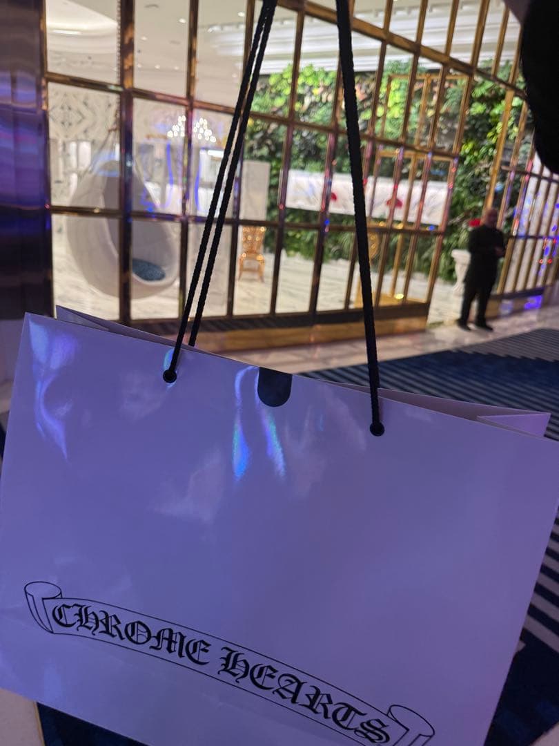 [米国直営店購入] CHROME HEARTS クリアポーチ ミディアム