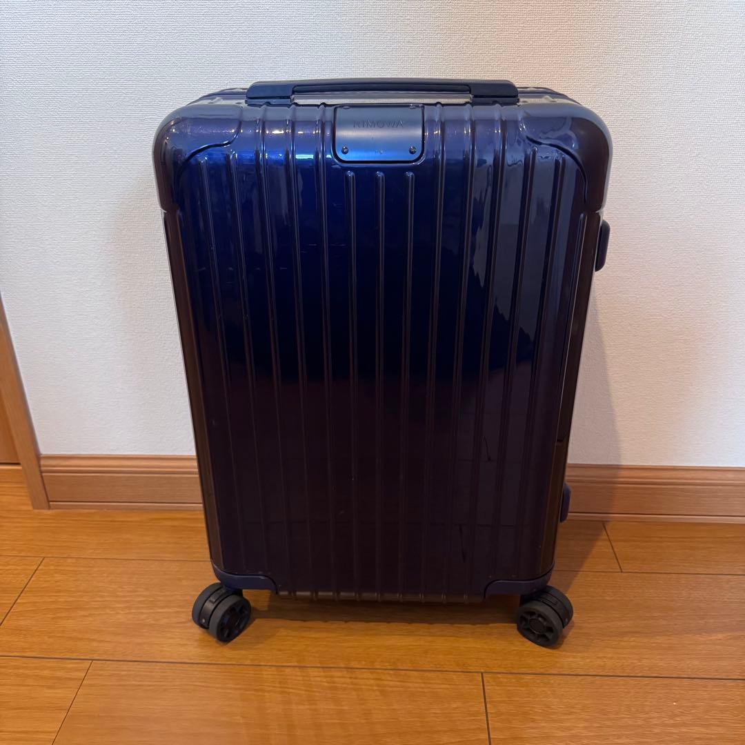 リモワ RIMOWA エッセンシャル キャビンS グロスブルー 34L 4輪
