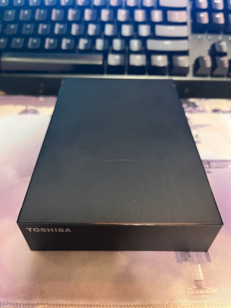TOSHIBA 外付けハードディスク 4tb HD-TD4AU3-B/N
