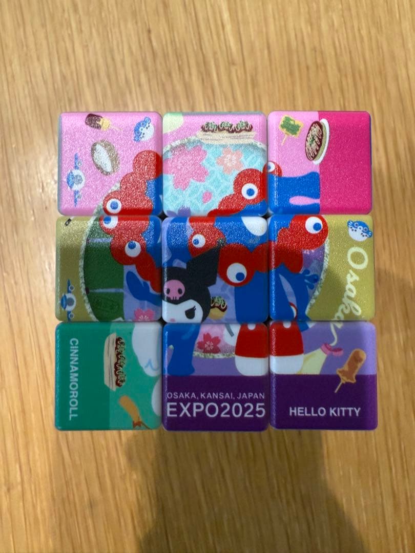 大阪万博　ルービックキューブ　サンリオ　ミャクミャク