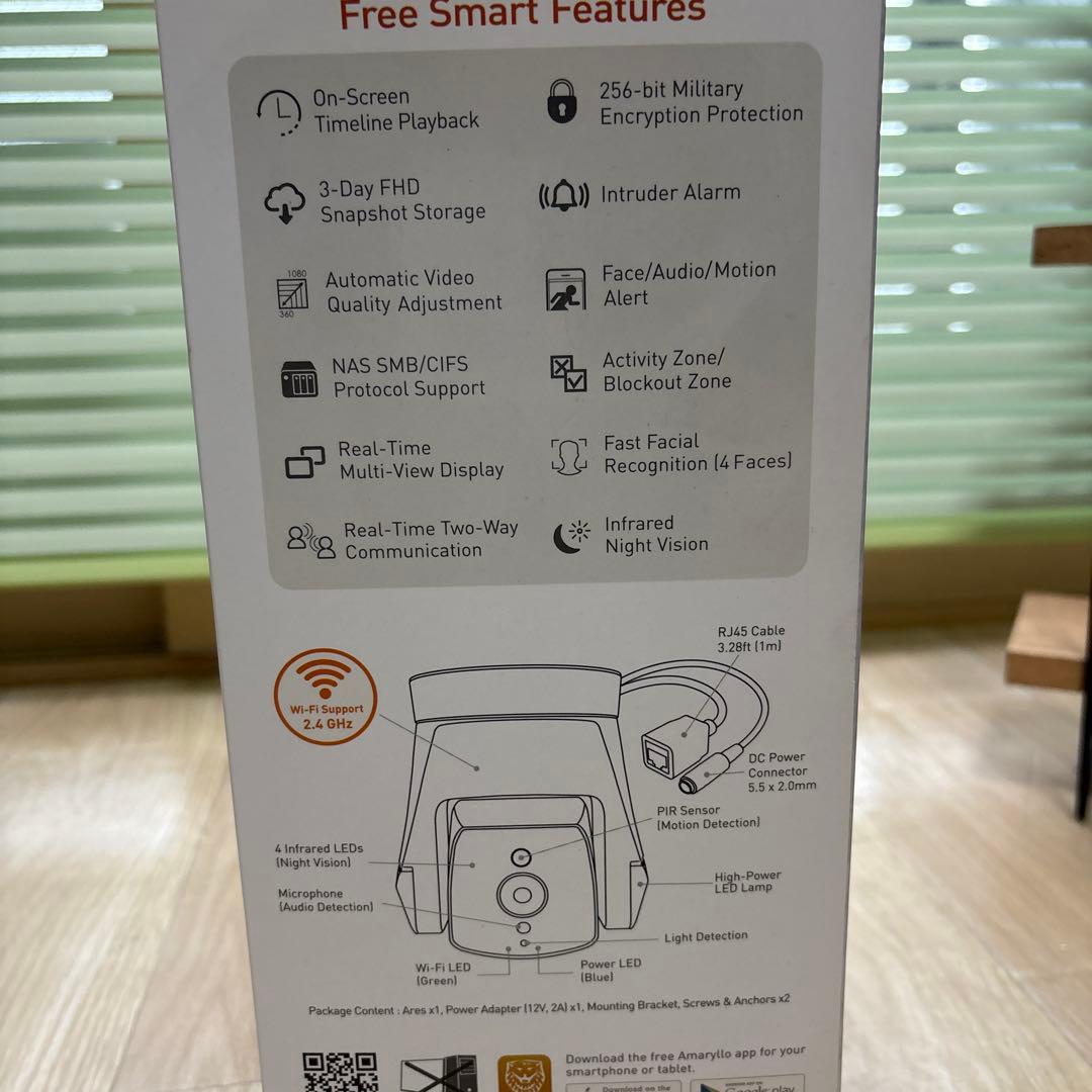 ね*る様 AMARYLLO Ares 生体認証屋外カメラ