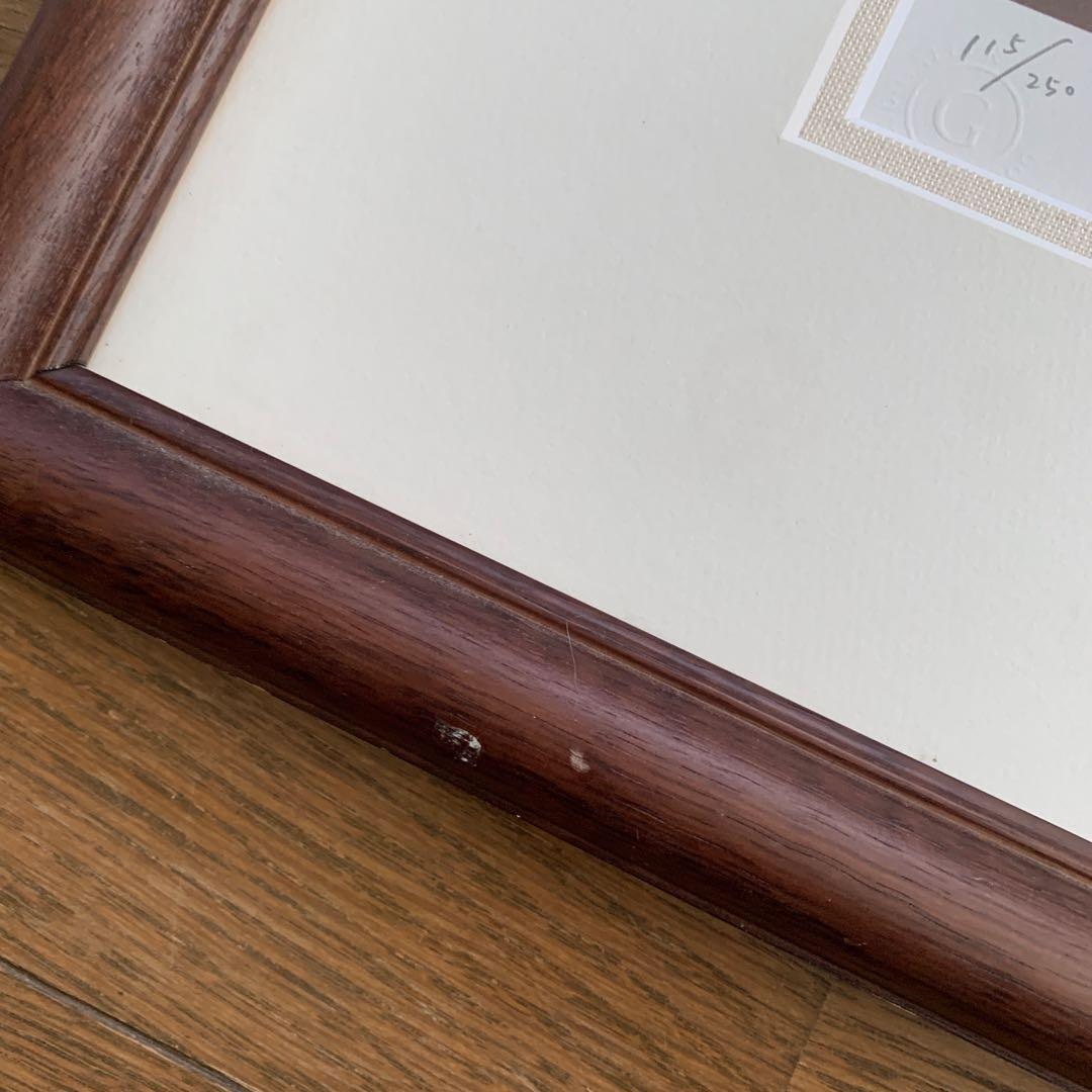 牧野千穂　版画（ジクレー）題名 「セバスチャンの羊」