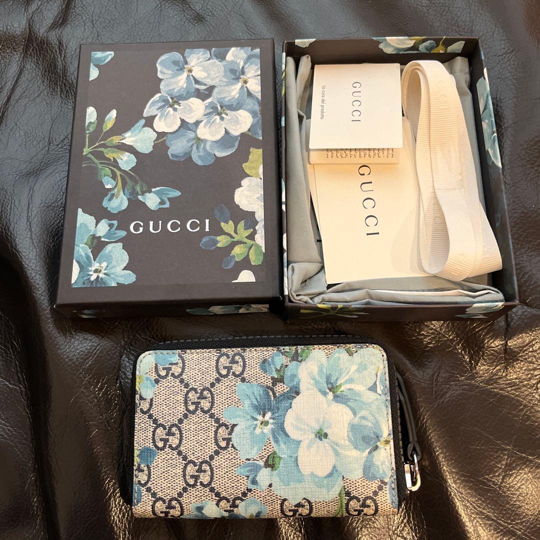 。様用 GUCCI 花柄 ケース　グッチ　GG キャンバス