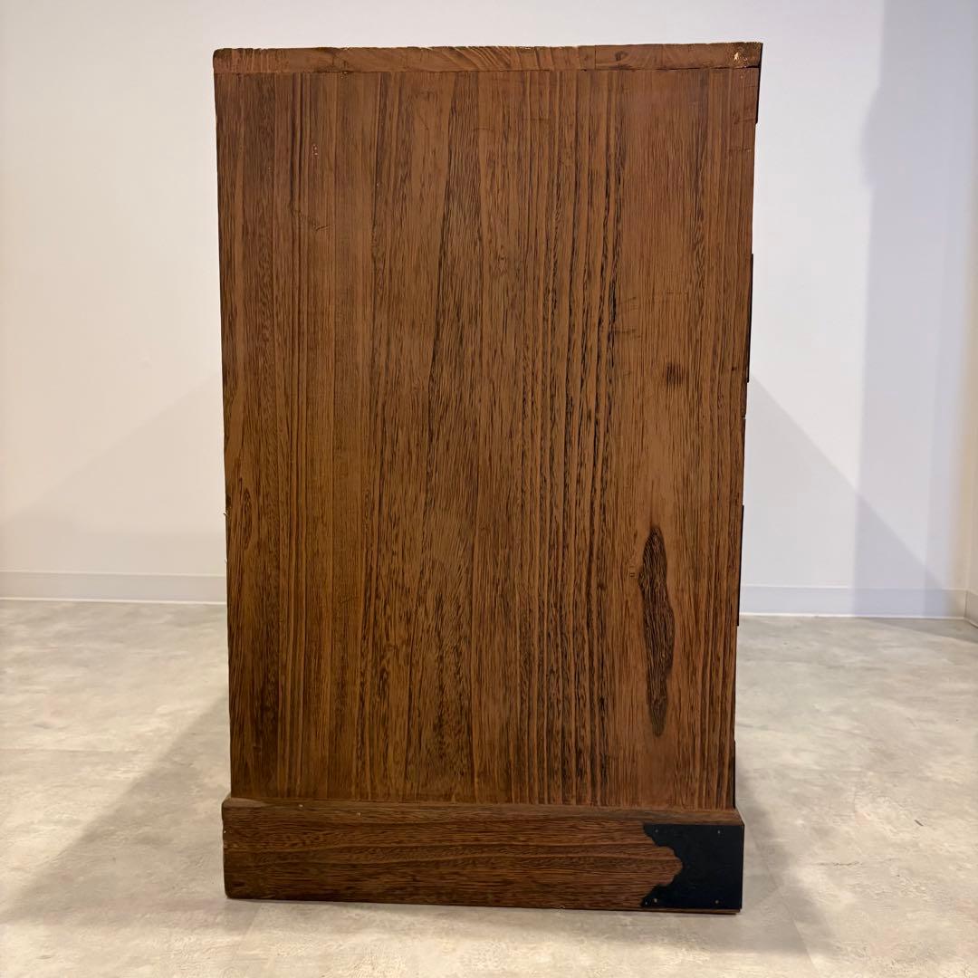 和箪笥　チェスト　3段6杯　桐箪笥　金属装飾有り