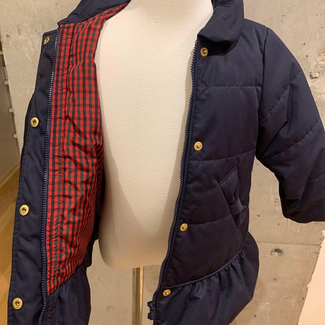 familiar ネイビー中綿コート 90