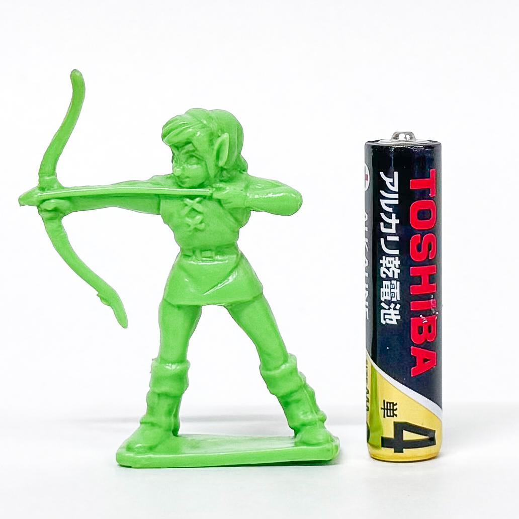 ゼルダの伝説　リンク　プラ製　フィギュア　弓矢