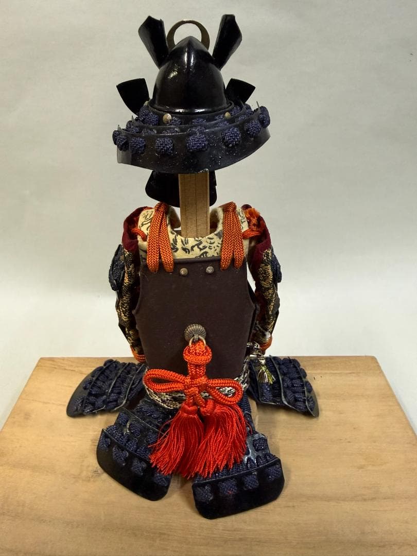 明智光秀 武士の人形 約15cm