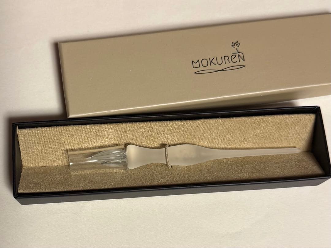 有隣堂　オリジナルガラスペン　プリューム　夏蛍　フロスト