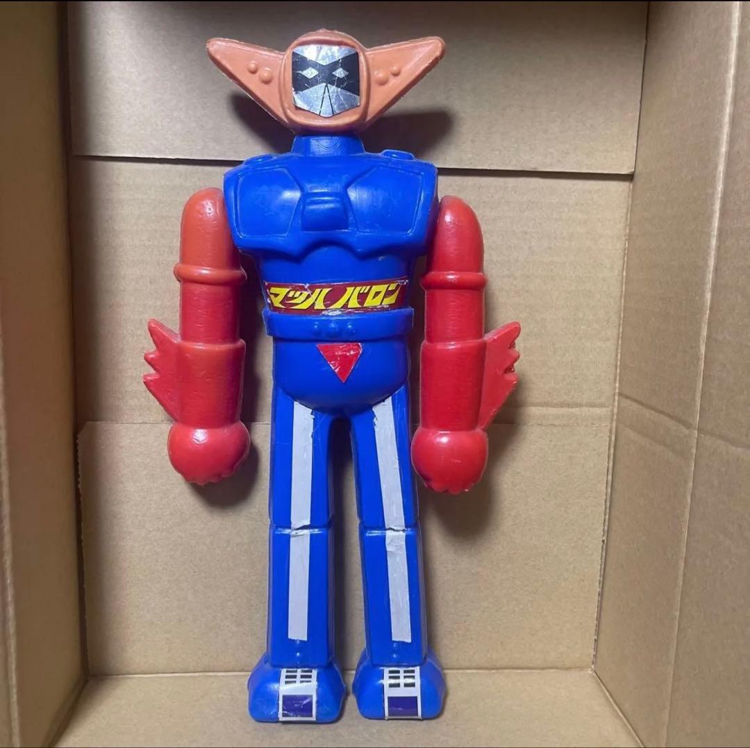 【超激レア 珍品】スーパーロボット パチ物 ソフビ ポリ　香港製 29cm