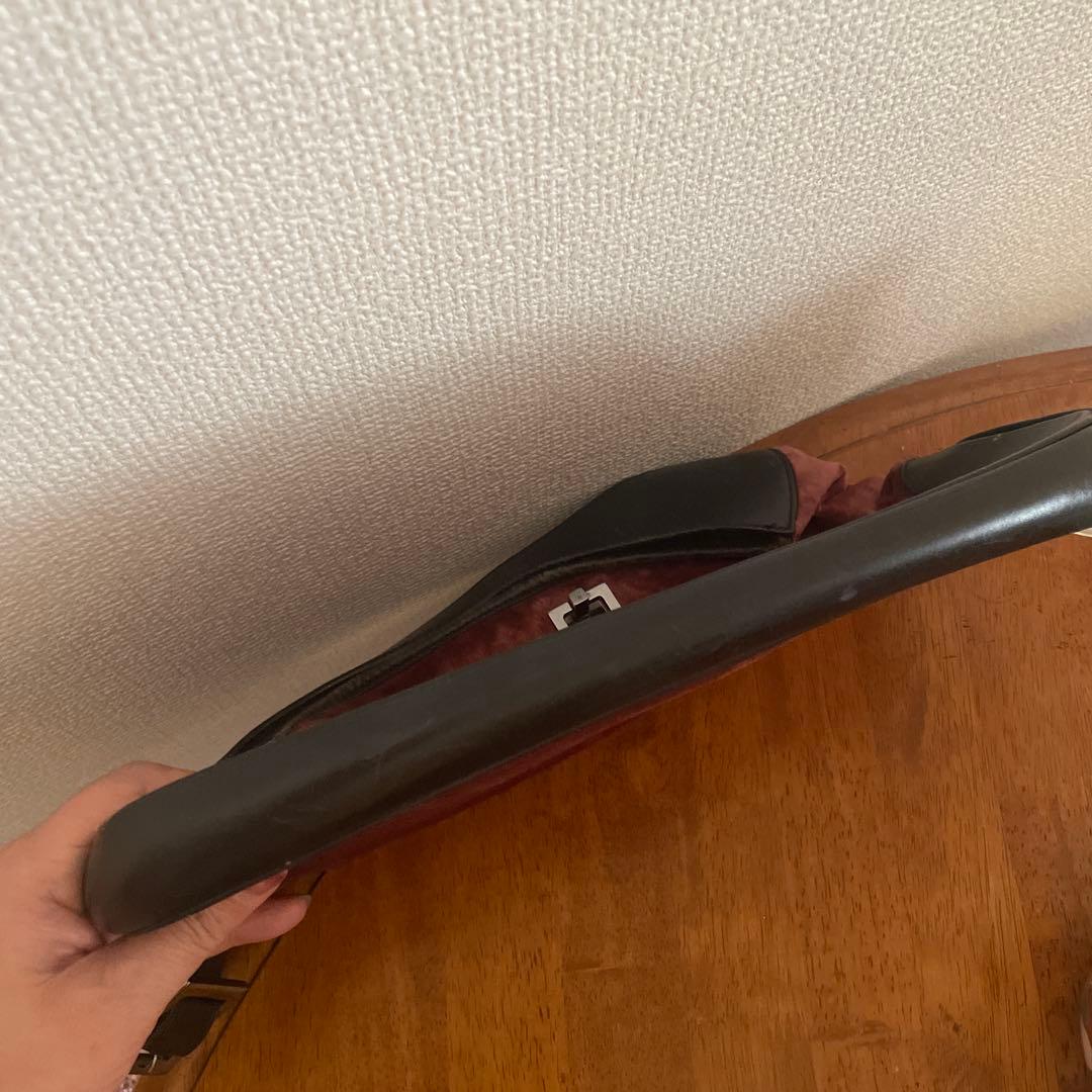 レア 希少 GUCCI グッチ ジャッキーバッグ バッグ ピンク ベロア レザー