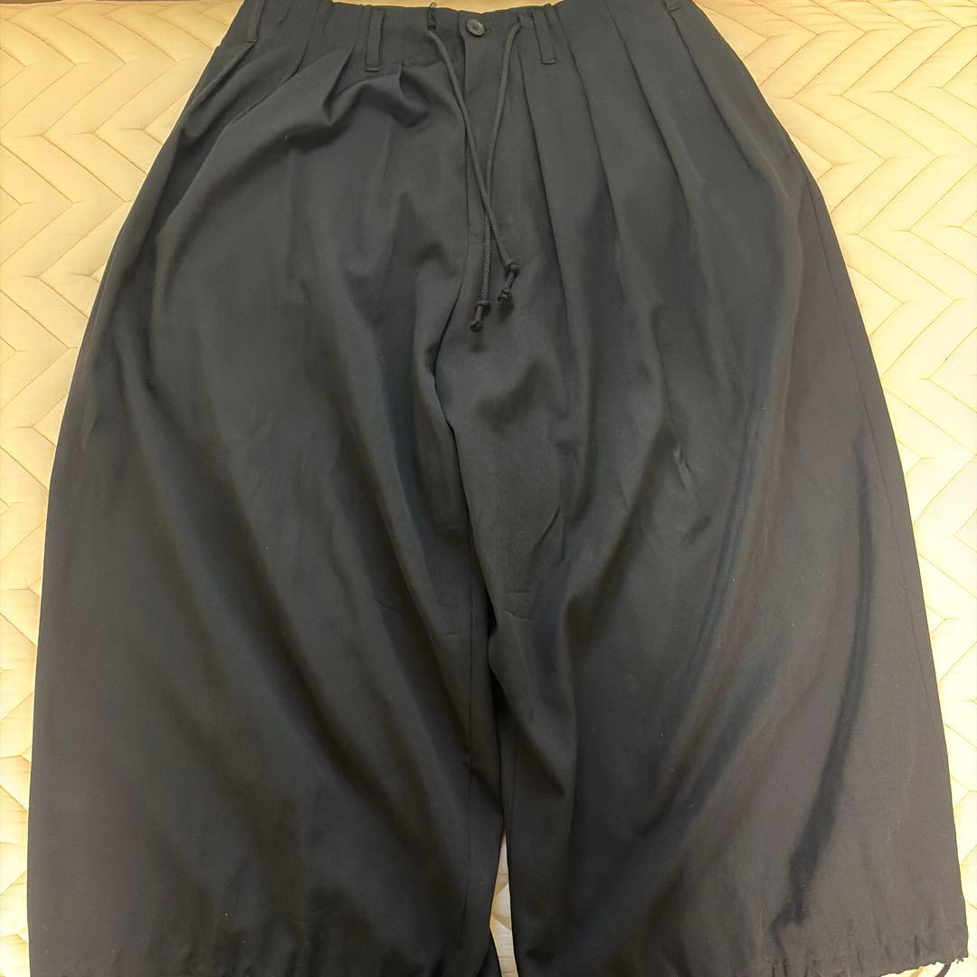 yohji yamamoto poor homme バルーンパンツ　ウールギャバ