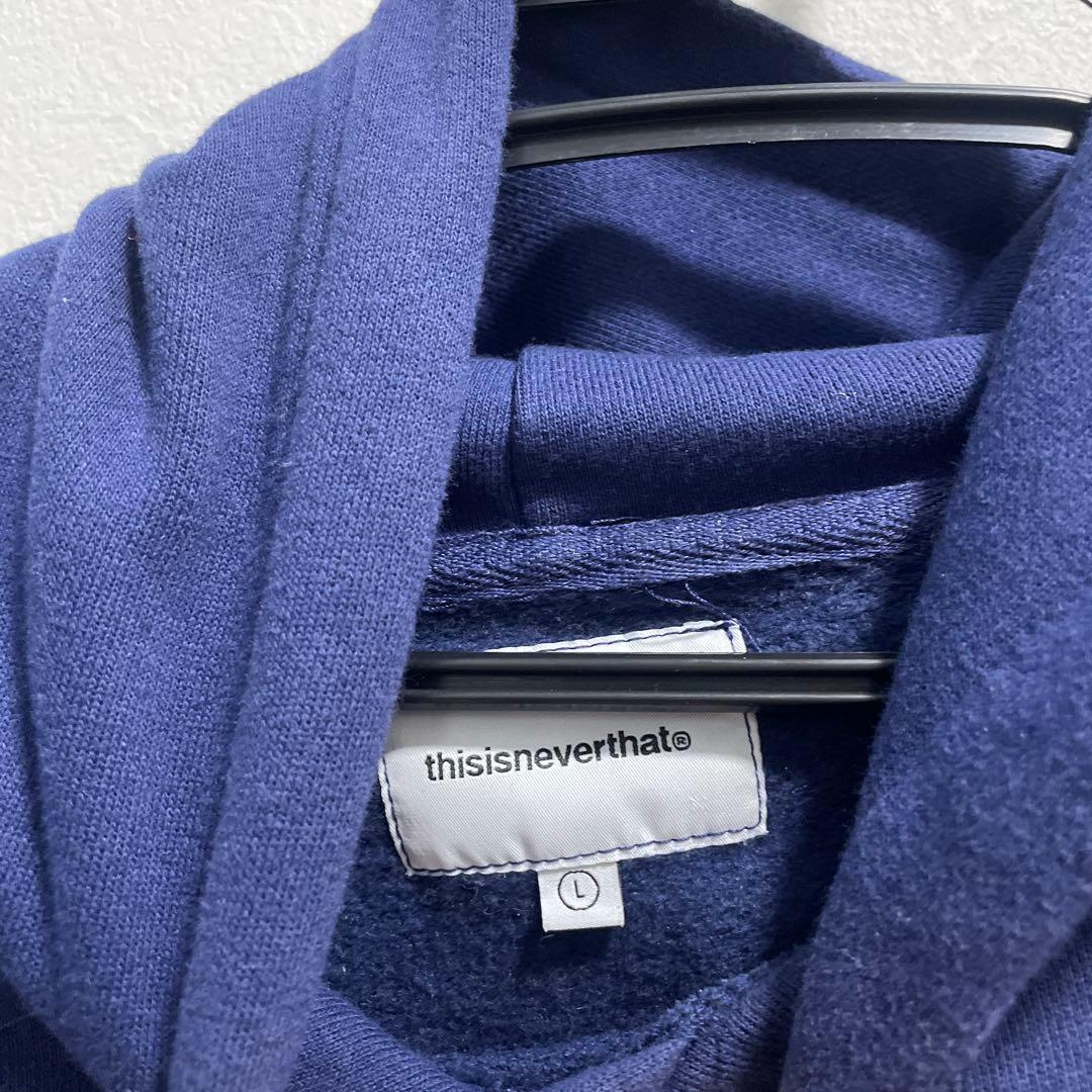 thisisneverthat® ネイビー パーカー Lサイズ
