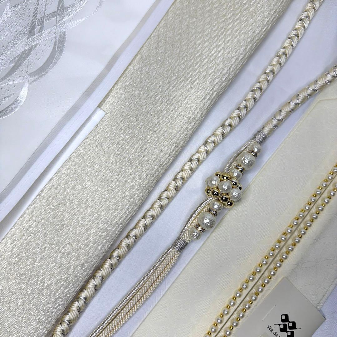 新品　振袖用　2026年最新モデル　帯締め　帯揚げ　半襟　重ね襟　セット