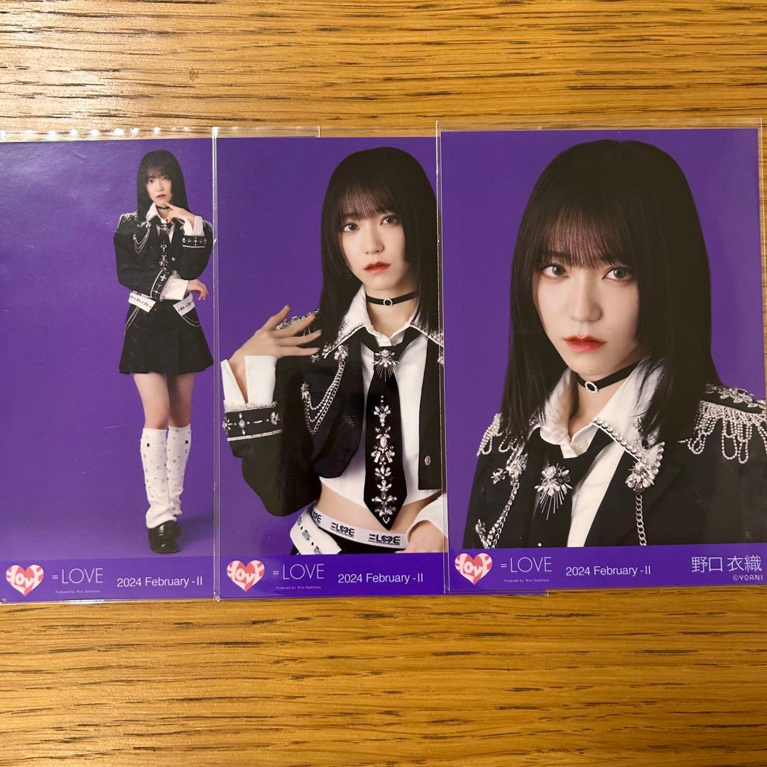 ゆ*り様 イコラブ 野口衣織 生写真