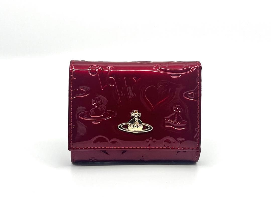 【新品・未使用】Vivienne Westwood 三つ折り財布 レッド