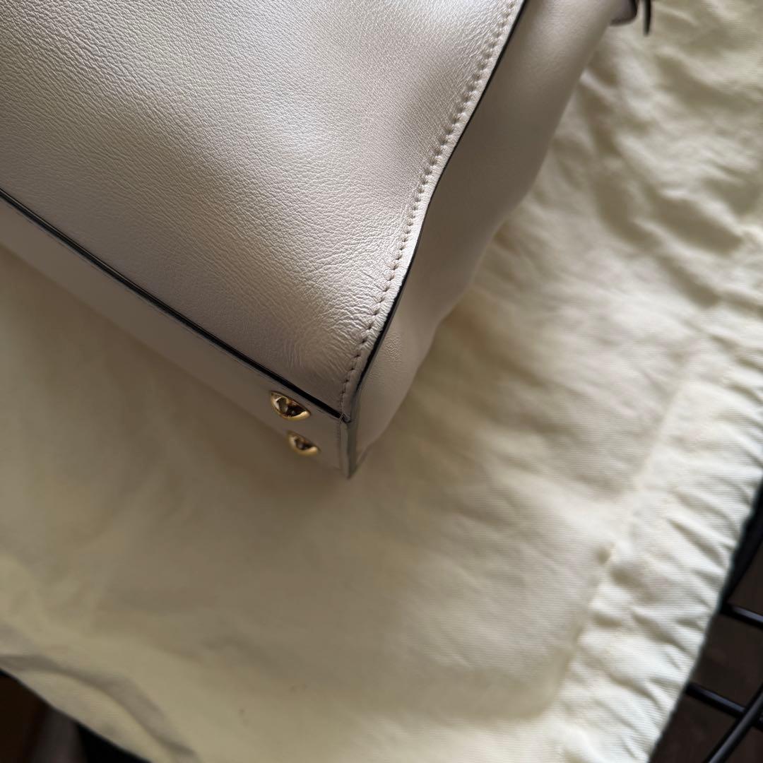 FENDI ピーカブー レギュラー モンスター パイソン アイボリー ショルダー