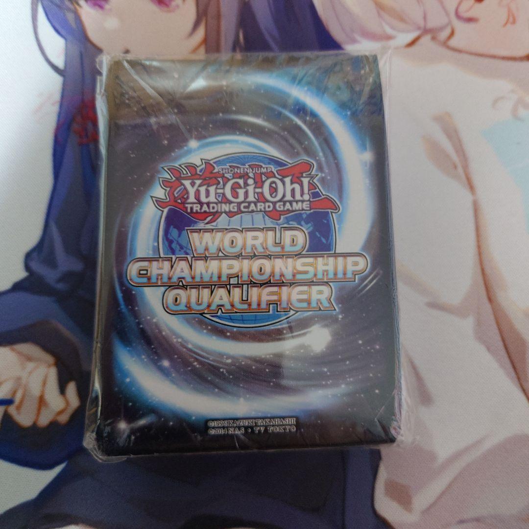 遊戯王 WCQ 2016 ダークブルー　スリーブ　80枚　未開封