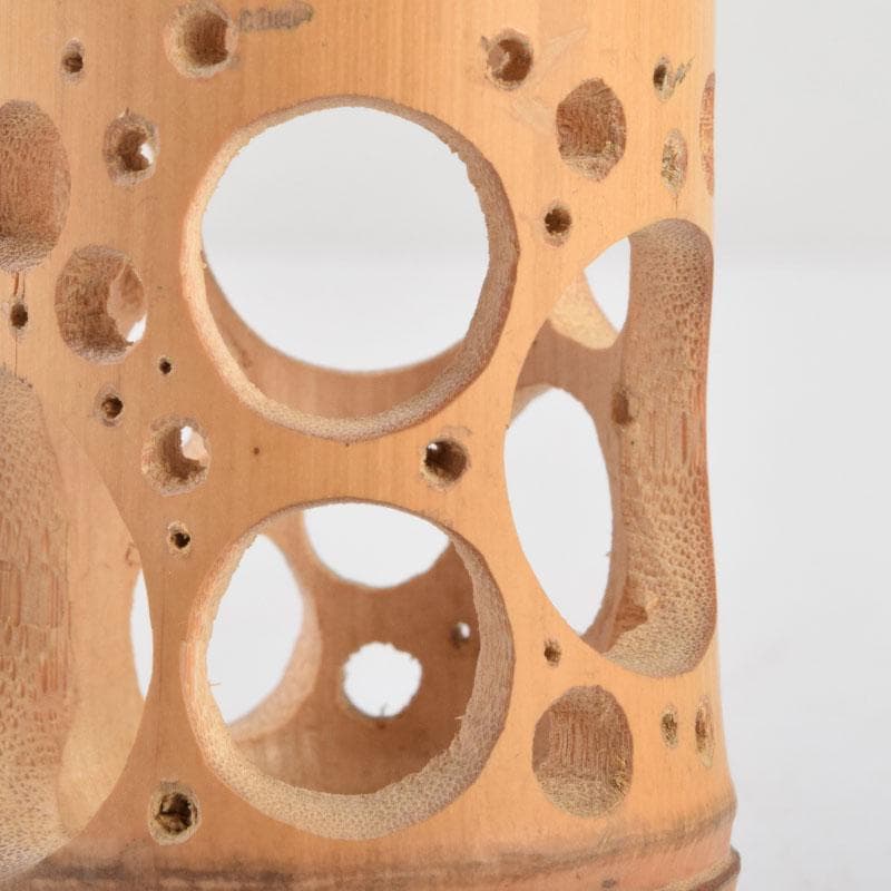 茶道具　雅楽造　水玉竹籠　巾筒　茶巾筒　共箱　V　9226